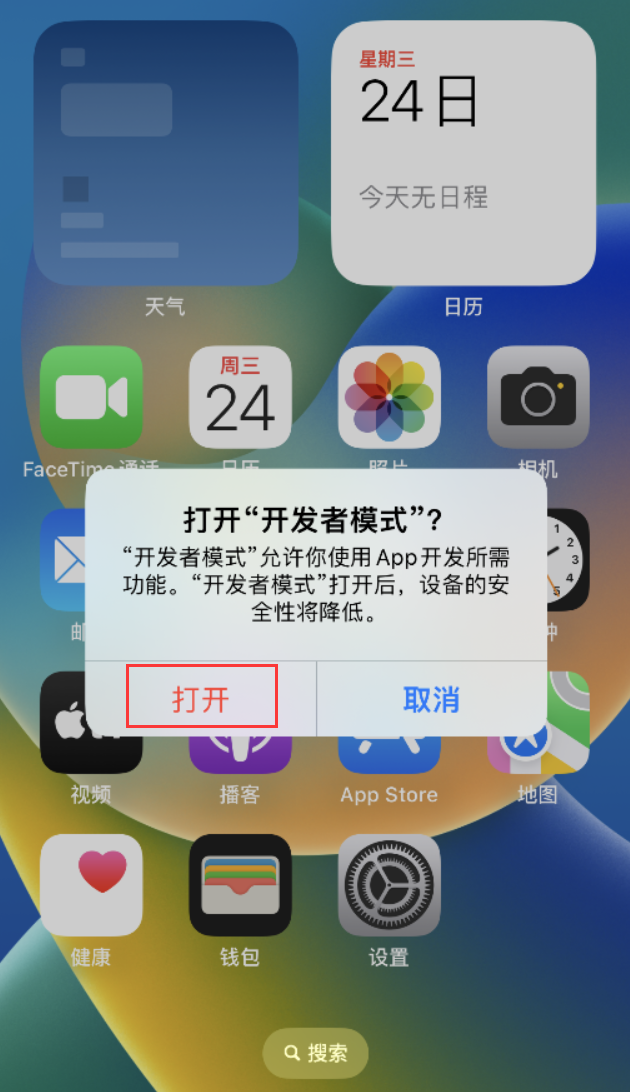 琼结苹果手机维修分享如何打开开发者模式 