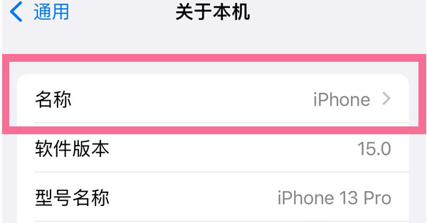琼结苹果13维修分享iPhone 13热点名字设置教程 